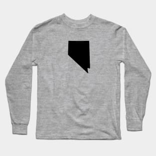 Black Nevada Long Sleeve T-Shirt